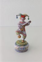 Sowjetische alte Porzellanfigur Skomoroch, gestempelt