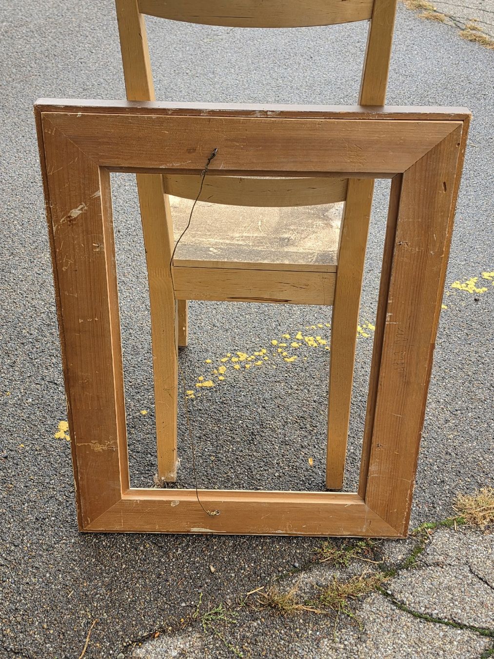 Cadres de tableaux: Holz Bilderrahmen beige braun gebraucht . – D'occasion à Mettlen par elios0888 7