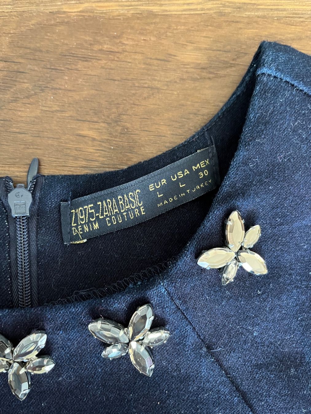 Zara Kleider: Kleid ZARA Basic bestickt Gr. L (ca. Gr. 38) - NP: 60.- – Neu (gemäss Beschreibung) aus Zollikofen von spunk65 5