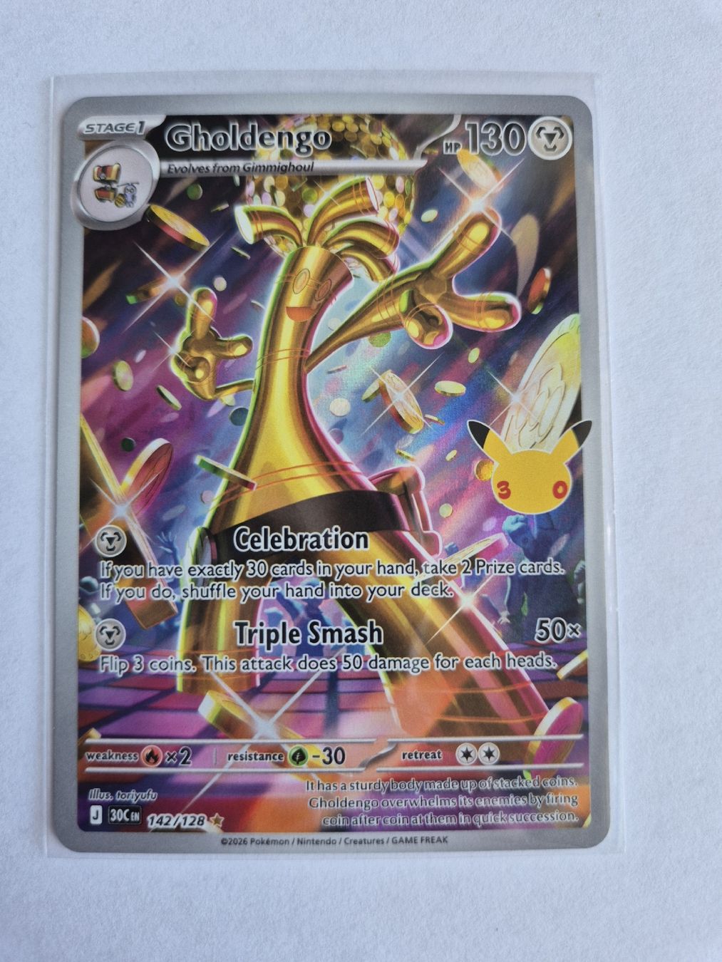 Pokémon Carte collezionabili: Gholdengo 30c 142 EN – Nuovo (secondo la descrizione) da Thalwil venduto da Dragonfruit