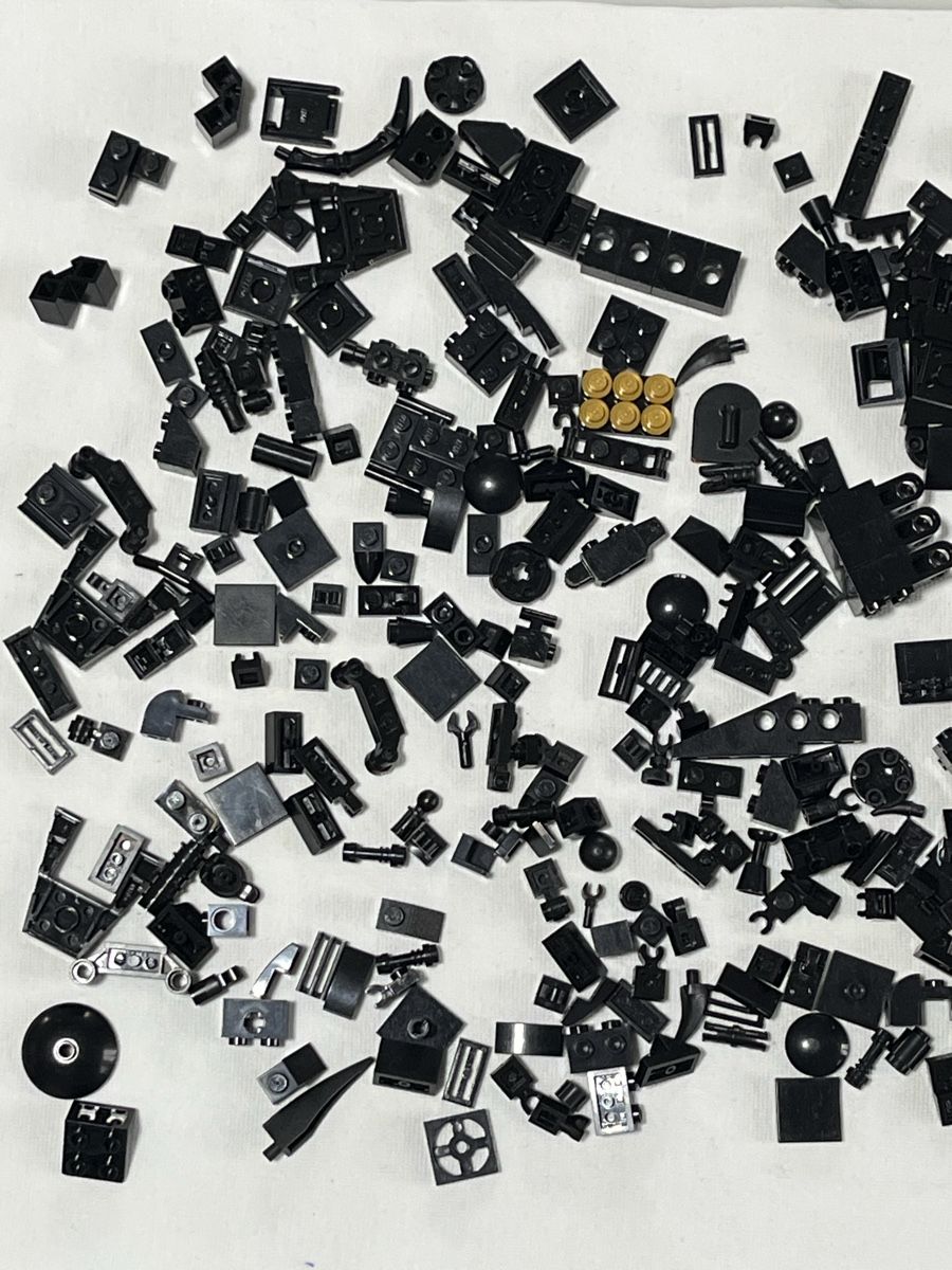 Lego Kit di costruzioni: Lego Bausteine Set schwarz, ca 230g – Usato da Reutigen venduto da treu3006 3
