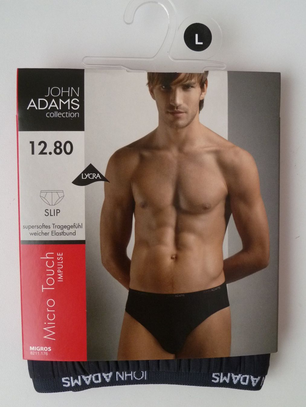 John Adams Unterwäsche: Microfaser Slip JOHN ADAMS MicroTouch Grösse L / 6 anthrazit – Neu und originalverpackt aus Birsfelden von Paleochora