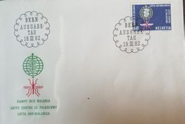 BW35) 1962, Privat illustrierter FDC ohne Adresse selten!!!