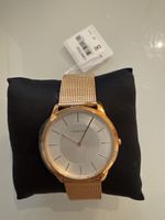 Calvin Klein Damenuhr GOLD – NEU & UNGETRAGEN – Swiss Made m