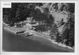 Flugaufnahme Gersau Strandbad - Photo: 90x120mm