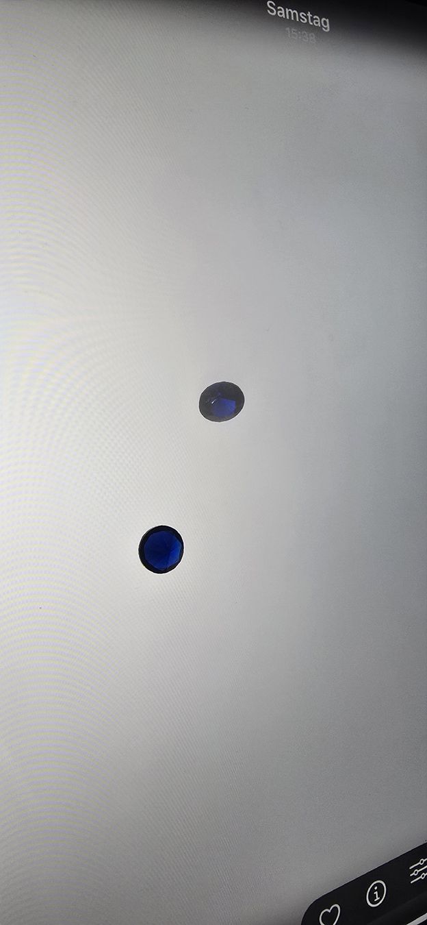 Edelsteine: Saphir 1.15 ca im Diamantschliff – Neu (gemäss Beschreibung) aus Visp von GemMaster 2