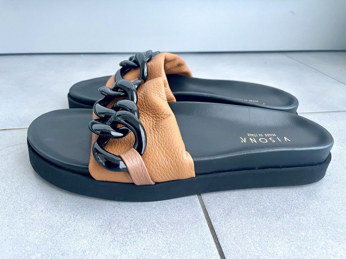 Scarpe da donna: Mules Visona made in Italy en cuir – Nuovo (secondo la descrizione) da Gilly venduto da FlorenceGill 3