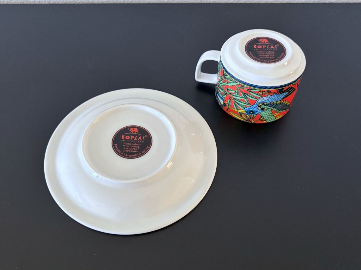 Bopla Tazze: BOPLA Langenthal Kaffeetasse mit Untertasse – Usato da Birr venduto da Jamonline 2