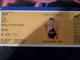 Cascada Ticket ZH 24.Jan.2027