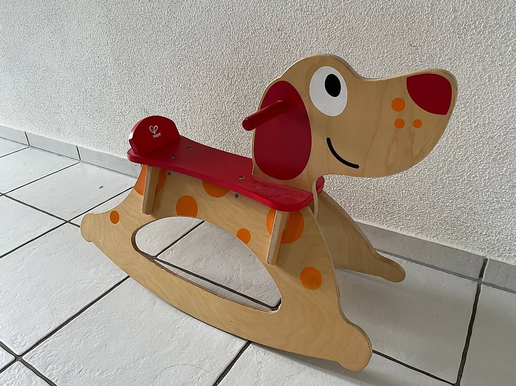 Giocattoli: Hape Schaukelpferd / Schaukelhund – Usato da Emmenbrücke venduto da Rafi6 1