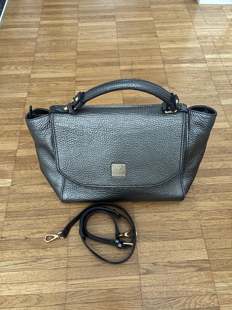 Mcm Borse: McM Tasche metallic grau – Usato da Rüti ZH venduto da Rosarot_22 1