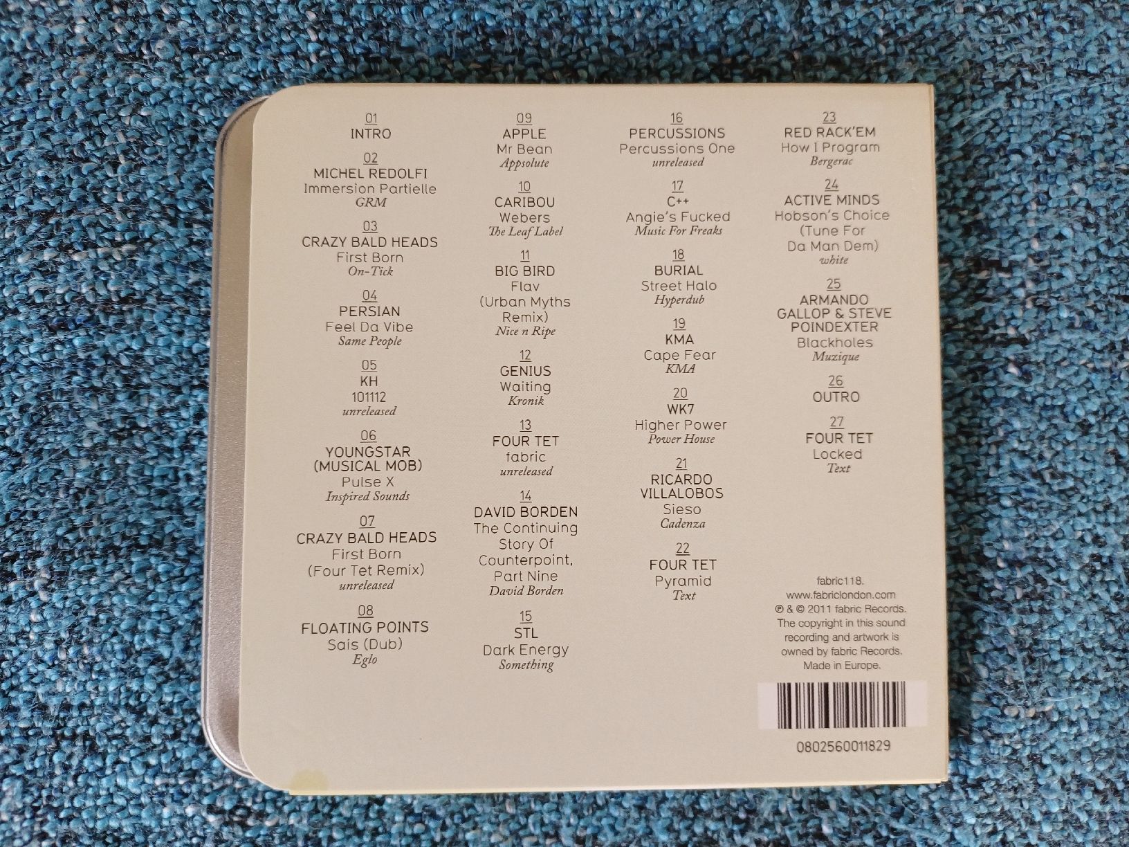 CD: Four Tet "Fabriclive 59" CD – Nuovo (secondo la descrizione) da Begnins venduto da Drastic-Sound 1