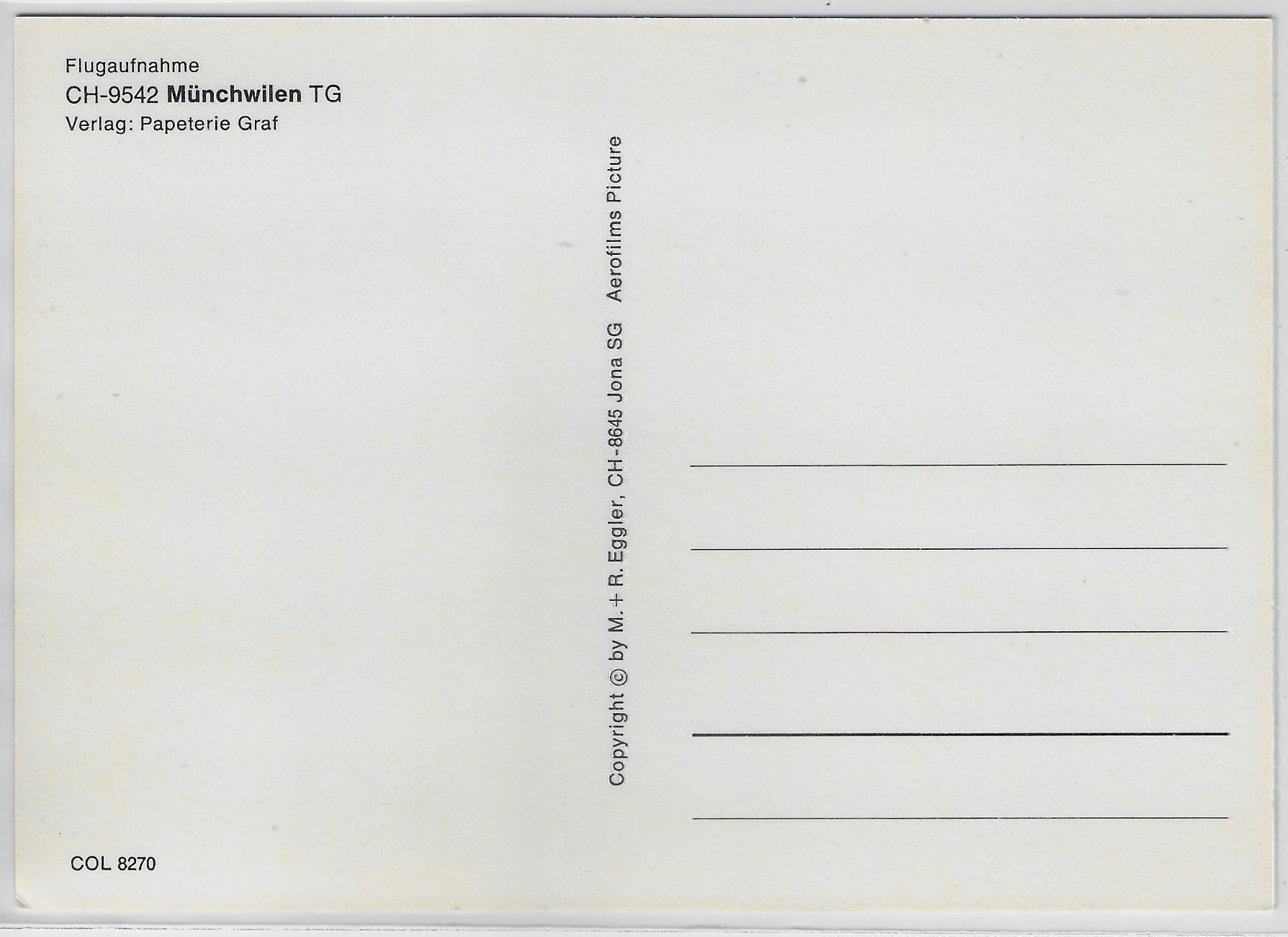 Cartoline postali: Flugaufnahme Münchwilen TG – Antico da Ettingen venduto da Kartenplanet 1