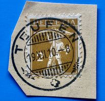 Tellknabe gestempelt mit Papier  
