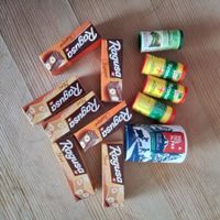 Zubehör für Kinder Verkaufsladen. Leerverpackungen.