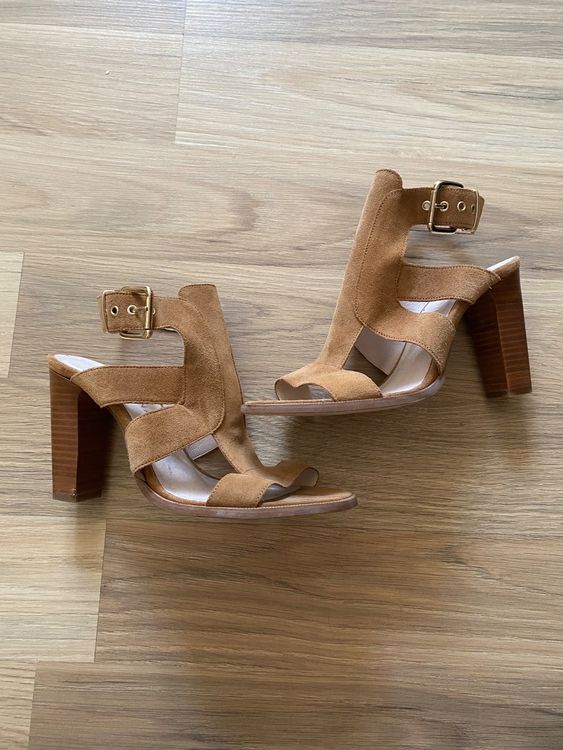 Mi-bottes San Marina En Daim Ivoire - Taille 37 (EUR 4 UK) - Femme - Occasion