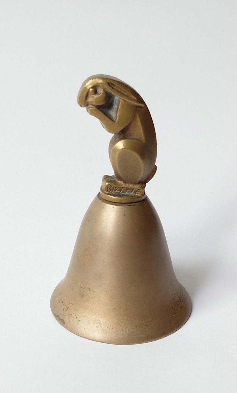 Glocken & Treicheln: Clochette de table ancienne en bronze, milieu XXe siècle  – Gebraucht aus Genève von jmt_m29h 1