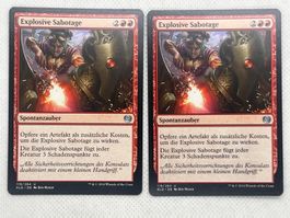 MTG Explosive Sabotage KLD 119 Deutsch Uncommon 2x