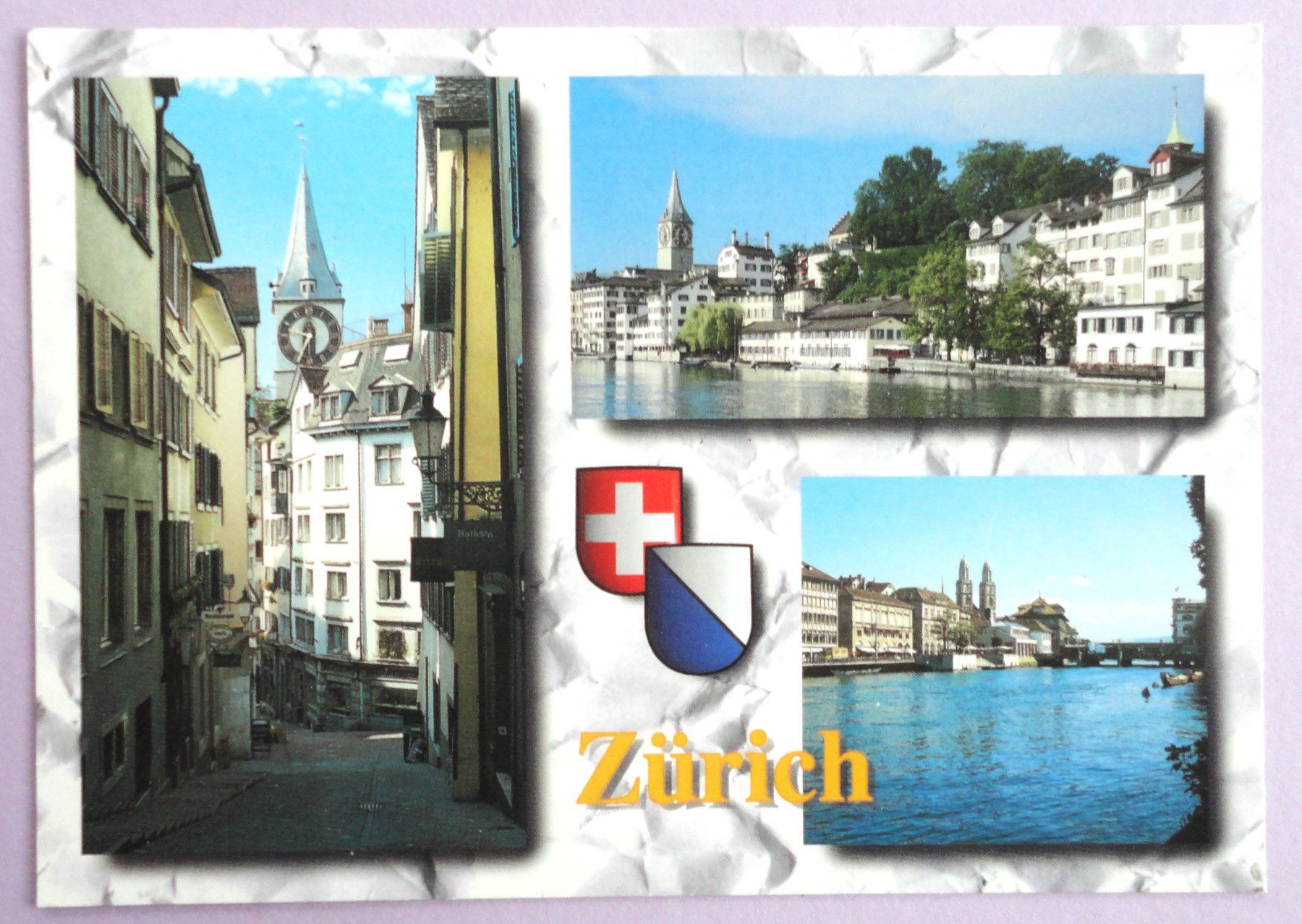 Cartoline postali: Zürich – Usato da Fétigny venduto da Billy2miny