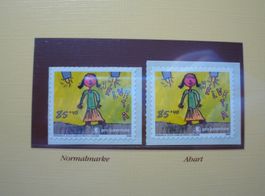 Abart Juventute 2006, **, verschobener Schwarzdruck