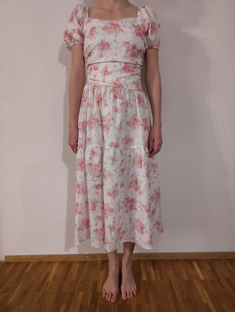 Vintage Blumenkleid, Gr. S
