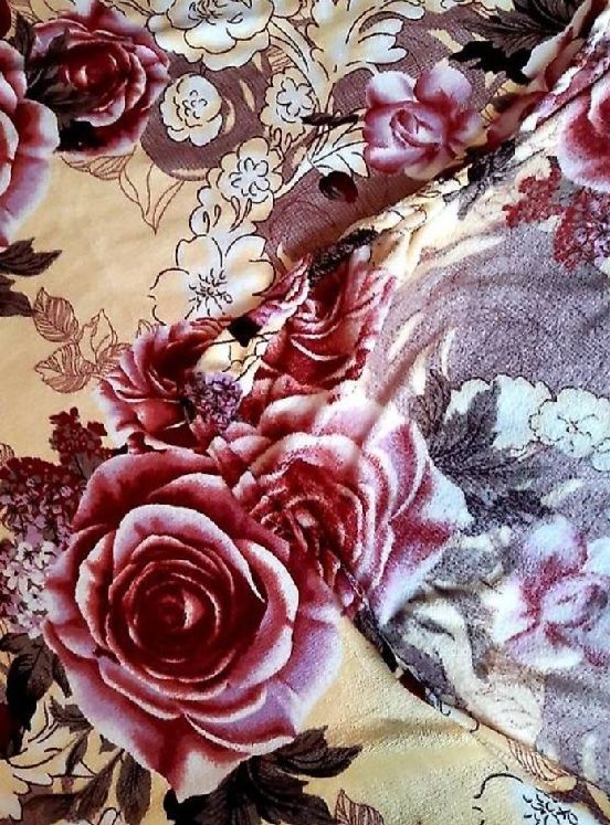 Decken: Wolldecke mit Rosen motiv – Neu (gemäss Beschreibung) aus Alchenflüh von roh_6xk8 1