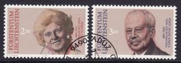 Liechtenstein: Satz ZNr. 938-939 (Trauermarken 1990)