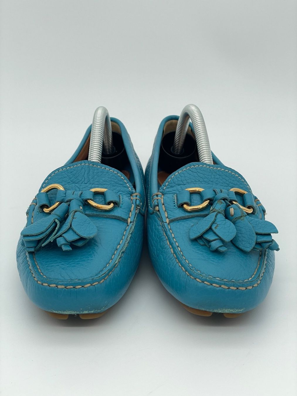 Prada Scarpe da donna: Prada Tassel Driving Mokassin EU 36 Blau – Usato da Zürich venduto da shoe_shop 4