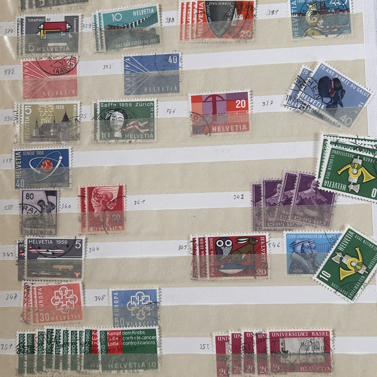 Tutti i francobolli: Antike Briefmarken Schweiz alt – Usato da Laufen venduto da belleskulptur 5