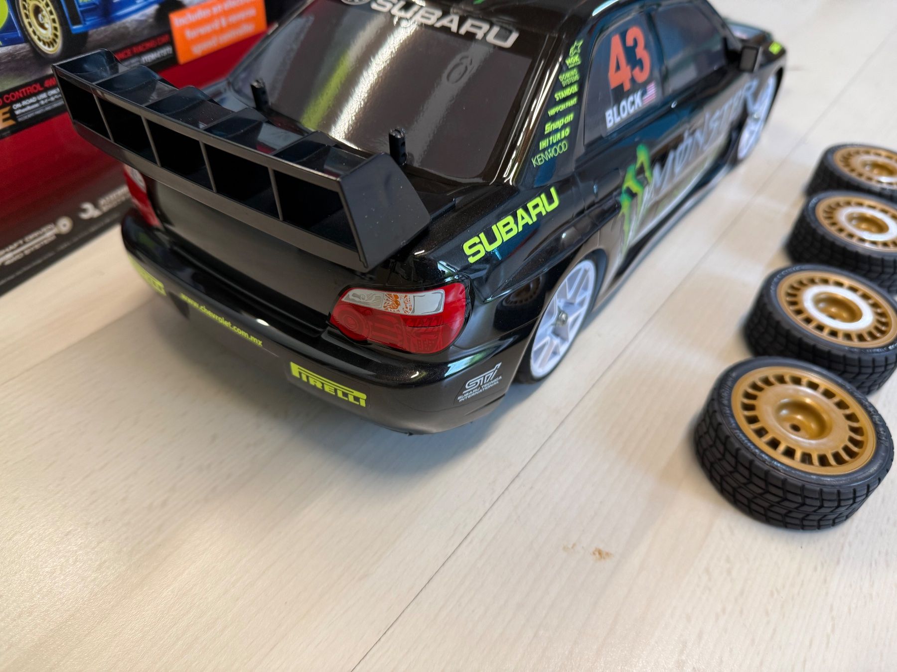 Tamiya Modellismo RC: Tamiya RC Auto Ken Block Design Subaru Impreza TT-01 Type E – Usato da Amriswil venduto da Paedi58 2