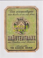 Etikette - Kräutertrank aus Kräutern und Süsswein /bd