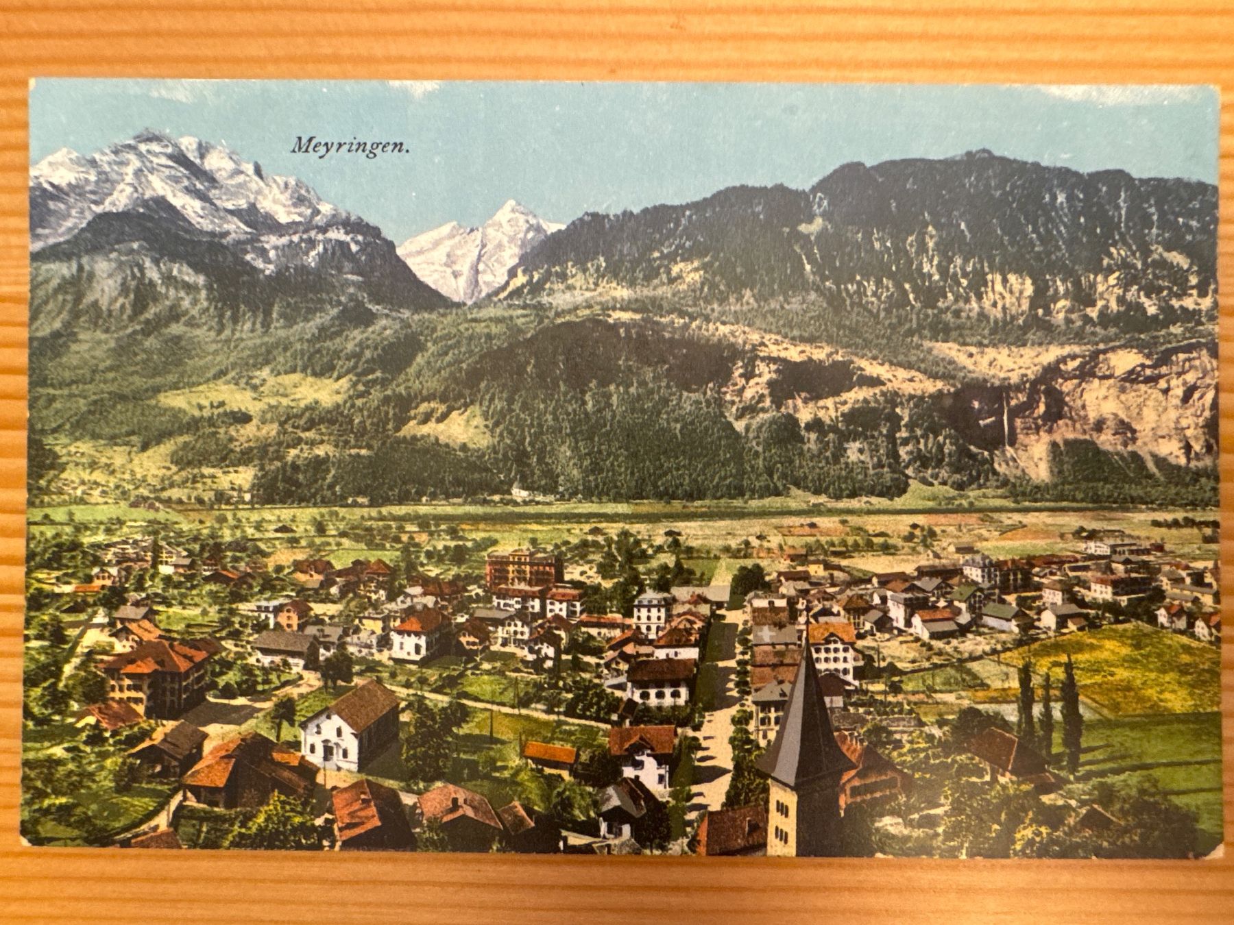 Cartoline postali: Antike kolorierte Ansichtskarte, SCHWEIZ, Meiringen – Nuovo (secondo la descrizione) da Zürich venduto da Tarafo5