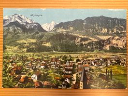 Antike kolorierte Ansichtskarte, SCHWEIZ, Meiringen
