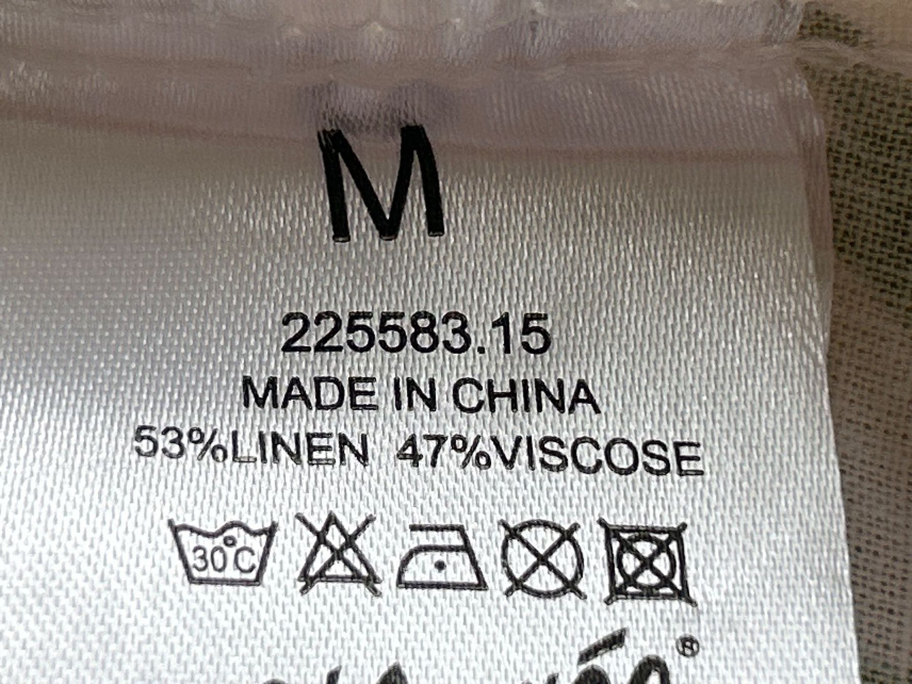 Blusen: 3/4 Arm Bluse hellbeige mit Muster mit Leinen Gr. M – Neu (gemäss Beschreibung) aus Brunnen von Nala2929 6