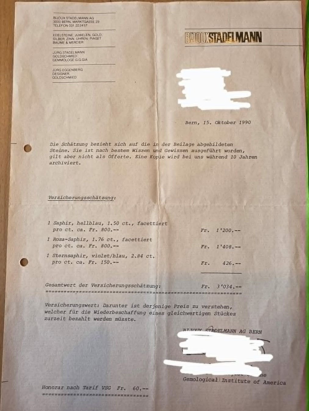 Pietre preziose: Saphire 3 Stk sehr wertvoll – Nuovo (secondo la descrizione) da Bäriswil BE venduto da Simon_Kreativwelt 1