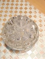 Vintage Bleikristall Blumen - Frosch Blumenvase France 60er