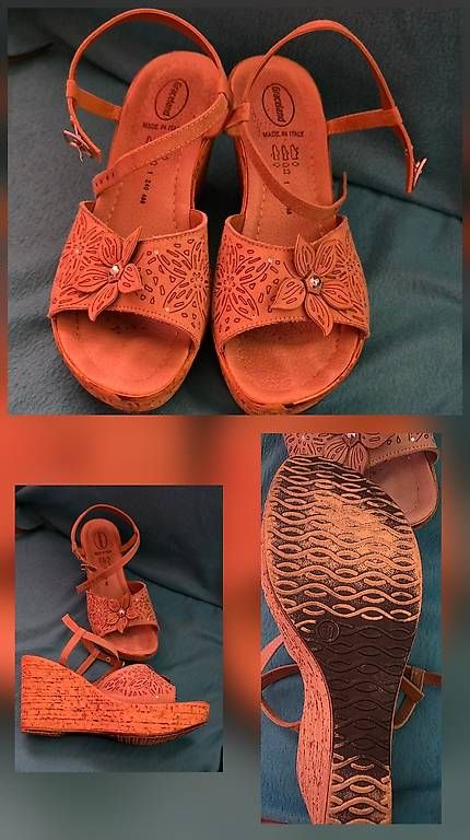 Damenschuhe: Blockabsatz Sandalen, gebrauchte und neue, 39 – Gebraucht aus St. Gallen von reb_955g 4