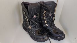 Punkstiefel / Motorradstiefel, Herren, Gr. 40.  (L39)