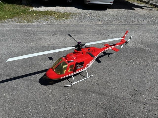 Vario Helicopter Modellismo RC: JET RANGER HELISWISS 1800mm – Usato da Sempach venduto da Wewa1 5