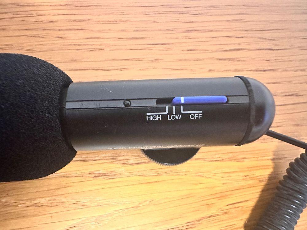 JVC MZ-320 Super-Directional Mikrofon – neuwertig (Neu (gemäss ...