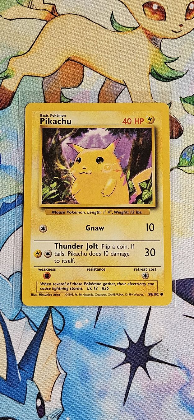Pokémon Carte collezionabili: Pikachu 58/102 – Usato da Belp venduto da Ginus85