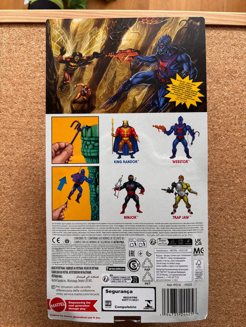 Giocattoli: Masters of the Universe Webstor Figur – Nuovo e nell'imballaggio originale da Binningen venduto da samorga21 1