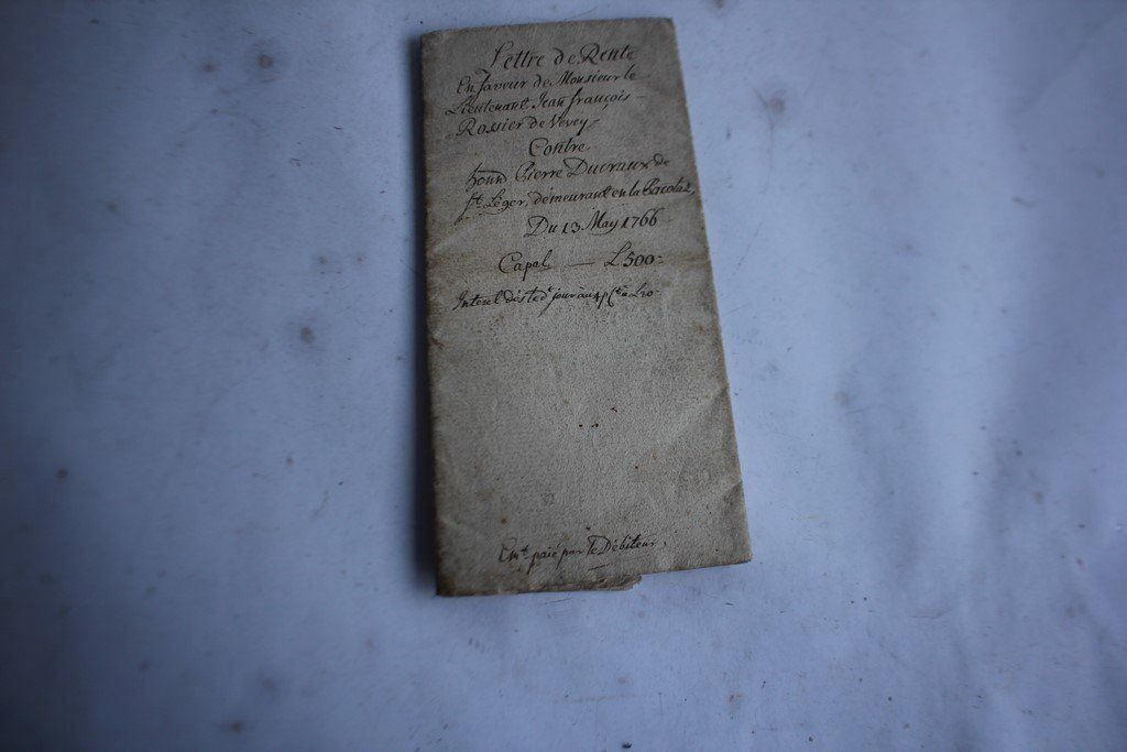 Tutti i francobolli: Lettre rente manuscrite Vaud 1766 – Usato da Vandoeuvres venduto da Dom-Tom 5