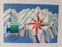 Postkarte Gotthardtunnel 1980 Eröffnungstag gest.