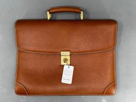 Herren Aktentasche 💼 Leder braun mit 🗝️ guter Zustand