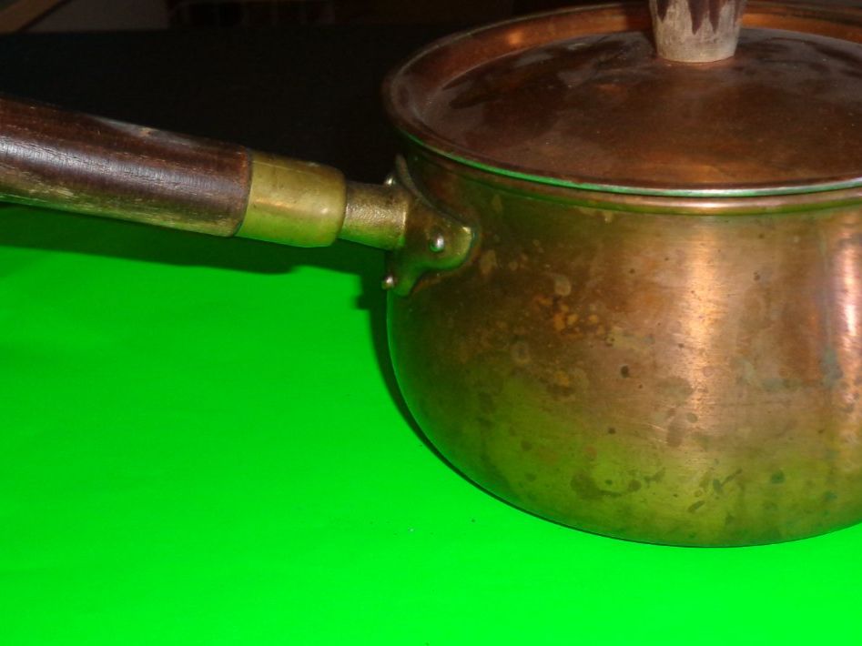 Pfannen: Kupferpfanne mit Einsatz, Vintage, retro Look – Gebraucht aus Termen von Zofingia01 1