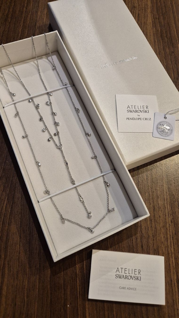 Swarovski Catenine: Swarovski Kette 2-teilig – Usato da Oberentfelden venduto da Principessa75