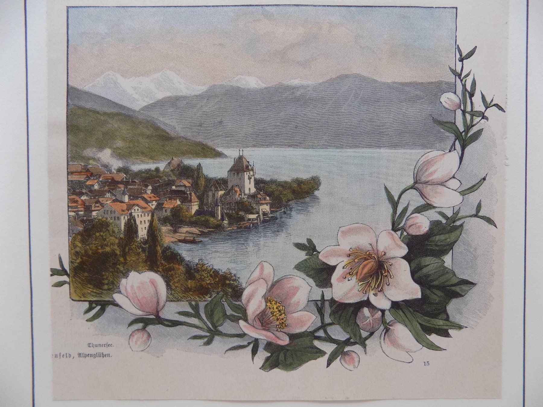 Stiche: Oberhofen koloriert – Gebraucht aus Risch von Rischli15 1