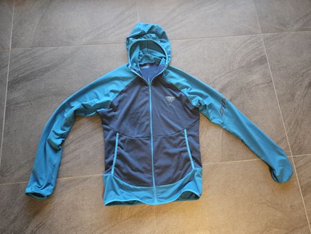 Dynafit Kapuzenjacke blau türkis Grösse S gebraucht