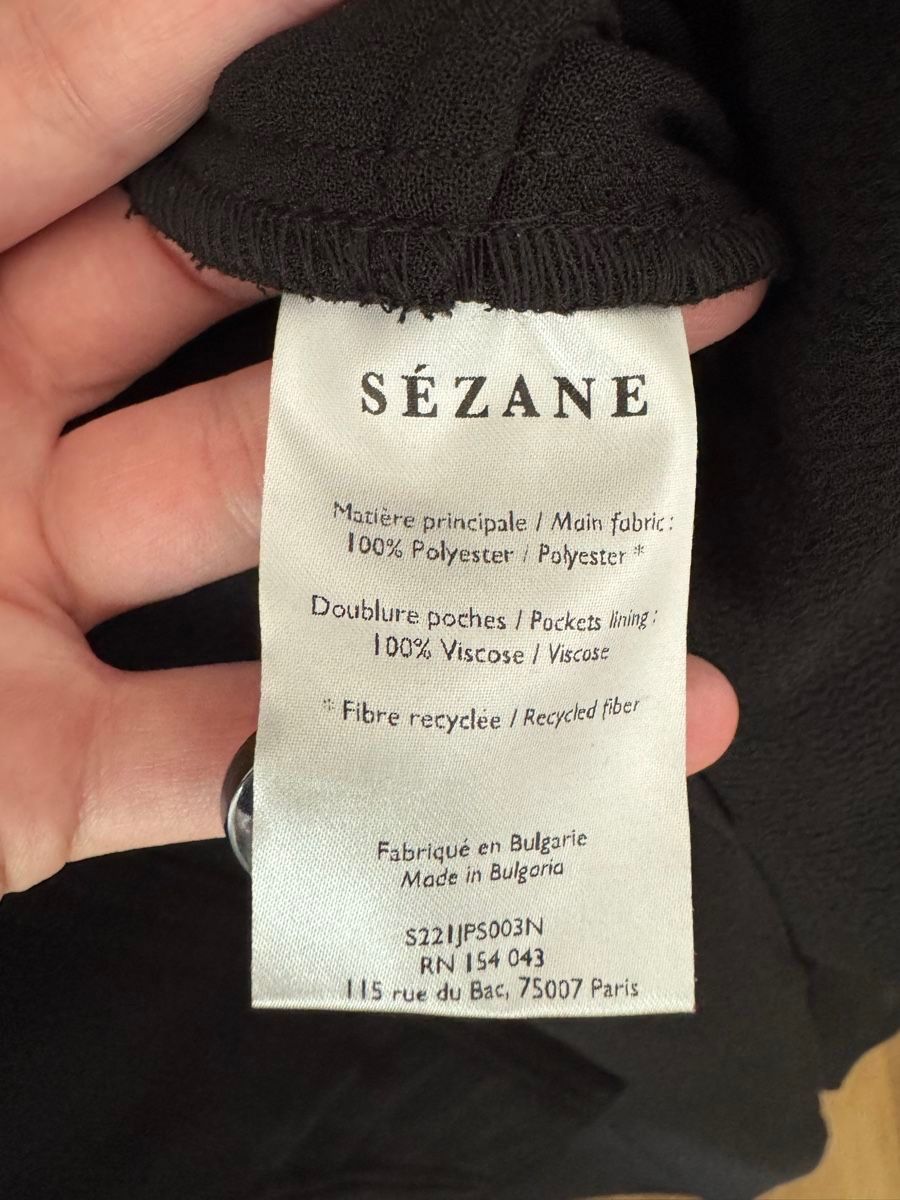 Sezane Jumpsuits: Combinaison Sézane noire 38 – Neuf (Voir description) à Lajoux JU par plise 2